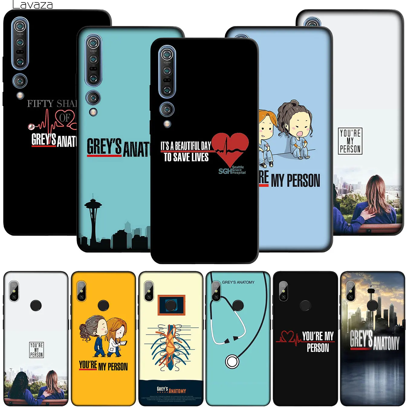 Greys Grey's Anatomy Soft Phone Case for Xiaomi Mi 10 9 8 SE 9T A3 Pro A2 Lite 6 CC9 CC9E MAX 3 pocophone f1 |
