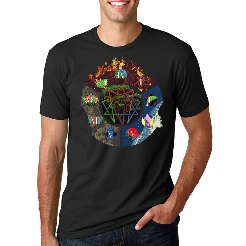 Tshirt Men Funny T Shirt The Enneagram Graphic T-Shirt |