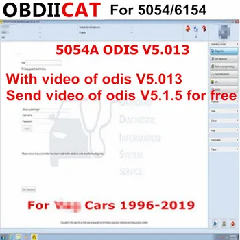 

OBDIICAT New Version ODIS 5.1.3 For 5054 6154 5054A Car Diagnostic Tool For Cars 1996-2019 ODIS V5.13 Software With Video