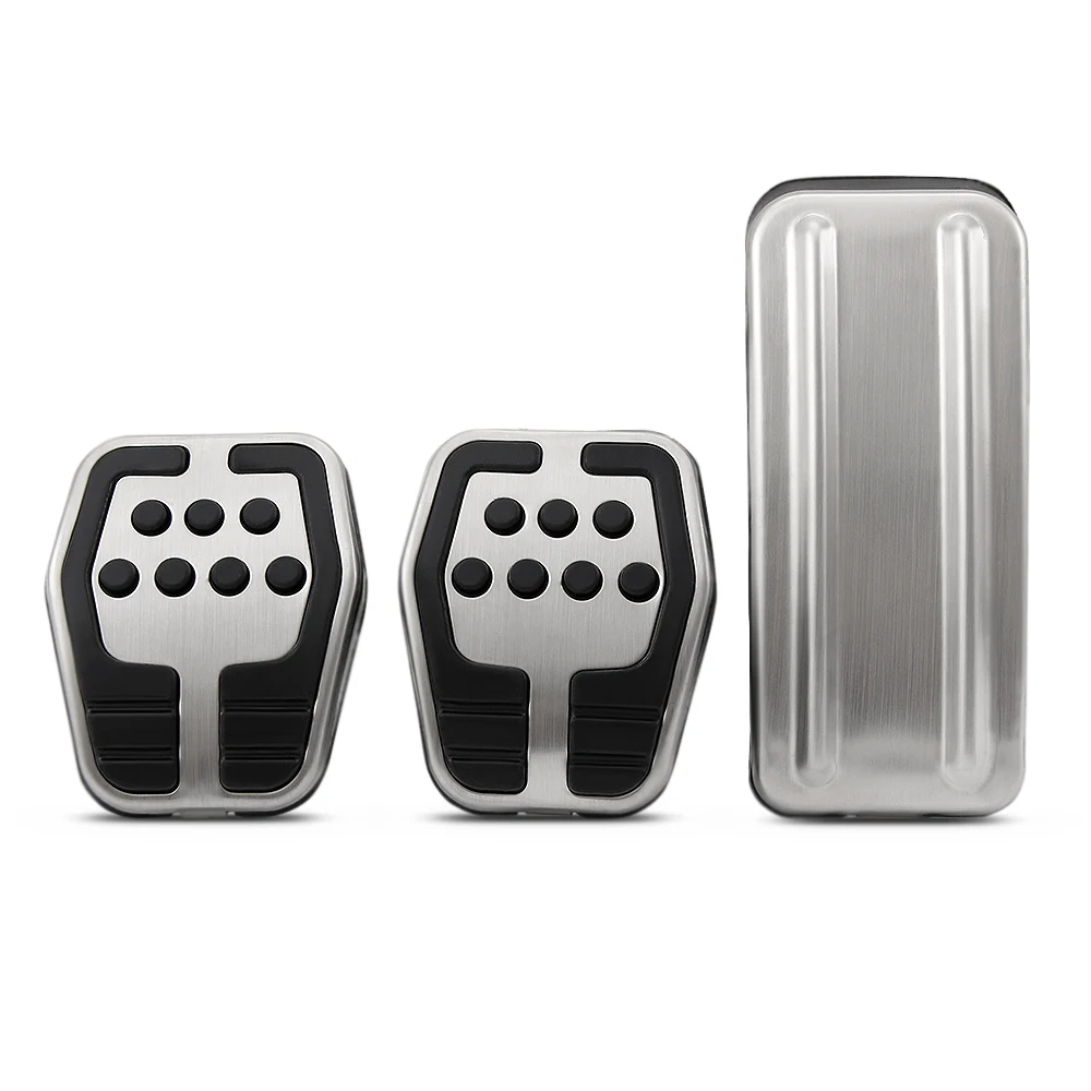 Stainless steel Car Pedal Pads Cover MT case For Ford Focus 2 MK2 3 4 MK3 MK4 Kuga Escape ST 2005-car pedals pedal cover stainless steel pedal cover