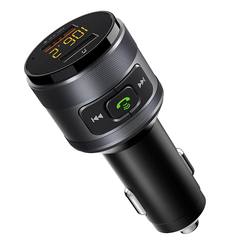 VicTsing FM Bluetooth Transmitter Car QC3.0 3.4A Wireless Transmitter Receiver MP3 Music Player Car Kit Radio Adapter Hands-Free (18)