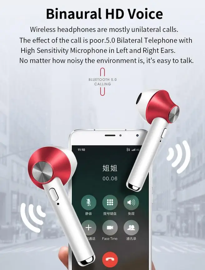 TWISTER. CK D012 TWS Bluetooth наушники стерео беспроводные наушники для бега спорт бас гарнитура с микрофоном для Iphone Xiaomi huawei