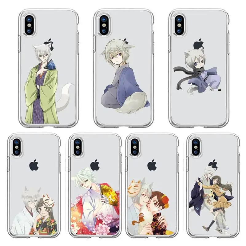 Прозрачный мягкий чехол для телефона с аниме Kamisama Hajimemashita Tomoe iphone 5 5s 5c se 6 6s 7 8 11 12 plus
