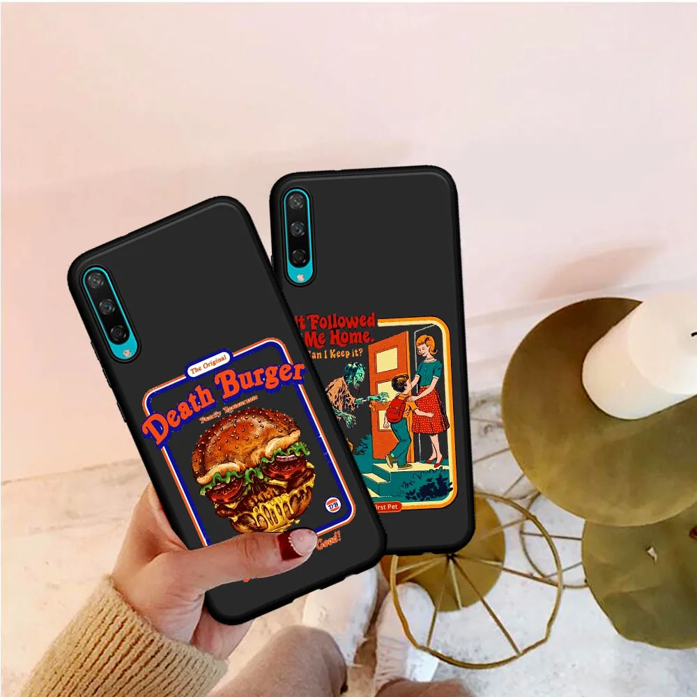 

Let's Summon Demons Graphic Silicone Phone Case for Huawei Honor 8A 8S 8X 9Lite 9X 20Pro 20i V20 Halloween Satan Vintage Cover