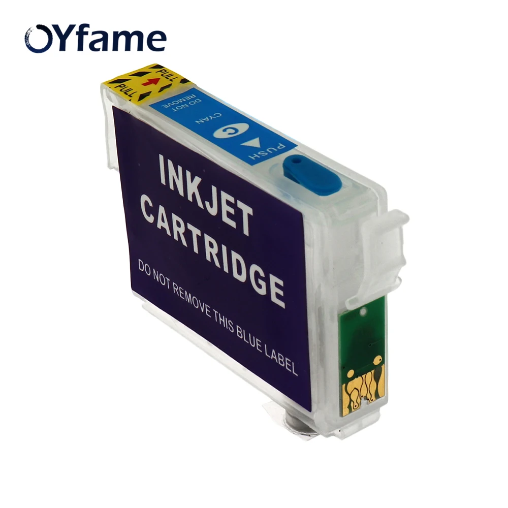 OYfame для Epson T1271 127 XL перезаправляемый чернильный картридж с чипом АРК 545 645 840 845 WF 3520