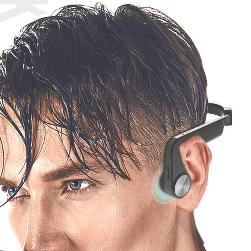 

Outdoor Portable Folding Bone Conduction Sports Headphones Waterproof Bluetooth Wireless Headphones