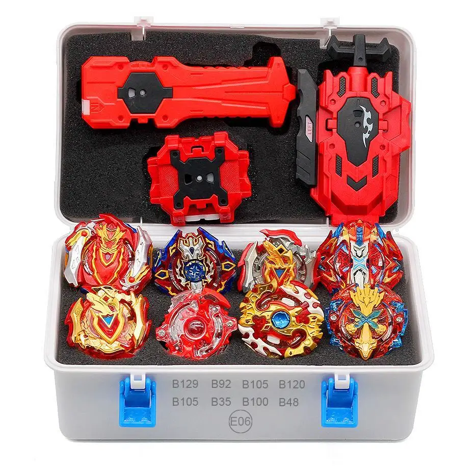 Новые комбинированные игрушки Beyblades TAKARA TOMY Beyblade Metal Fusion Arena Blade Bey Launcher Bayblade волчок игрушки - Цвет: E06