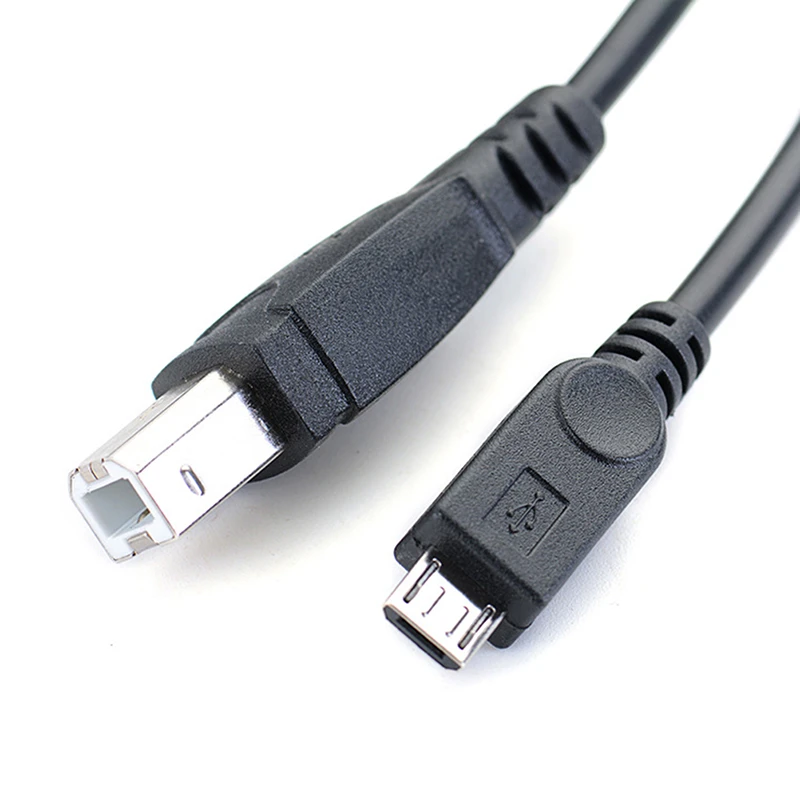 Cable OTG DE DATOS Micro USB macho tipo B para impresora de tableta móvil, 1m, nuevo|Cables de datos| - AliExpress