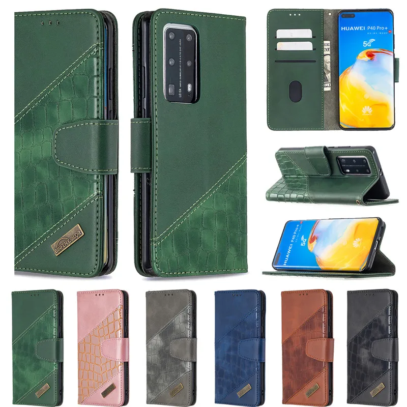 Luxury distinct Case for Huawei P40 Pro Phone Leather Flip Wallet Cover For P 40 Coque Hoesje Capa Shell | Мобильные телефоны и