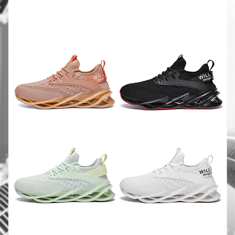 Men Running-Shoes Non-Slip-Light Shock-Absorber Zapatos New Blade Cool Breathable Korean