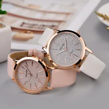  Women's Watches Brand Luxury Fashion Ladies Watch Leather Watch Women Female Quartz Wristwatches Montre Femme 