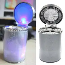 

50% Hot Sales Stylish Colorful LED Light Car Air Vent Ashtray CigaretteD Ash Holder Container