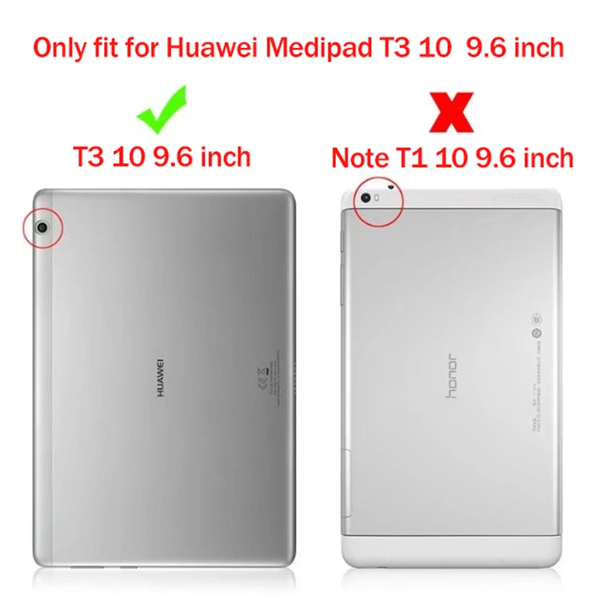 Смарт-чехол для huawei MediaPad T3 10 AGS-W09 AGS-L09 AGS-L03 9," планшет обложка с рисунком для Honor игровой коврик 2 9,6 в виде ракушки+ ручка