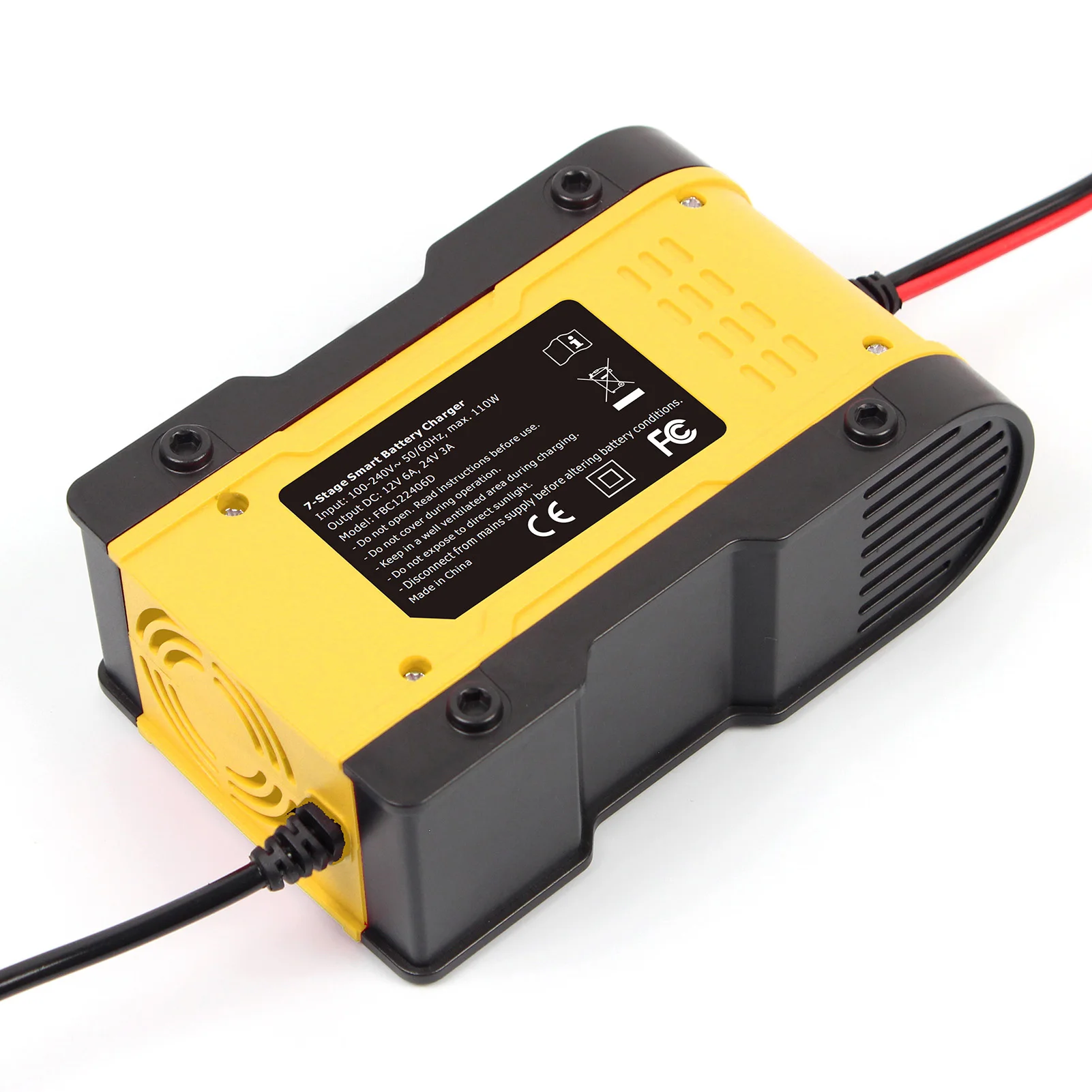 Car Battery Charger 12V 6A Lead acid Battery Charger LCD Display Smart  Battery Maintainer 7 Stages Trickle Chargers for Car Boat|Battery Charging  Units| - AliExpress