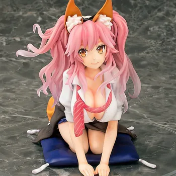 

Fate Extra Caster School Uniform Sitting Fategrand Tamamonomae Casual Japanese Anime Figures Action Toy Pvc Model Collection