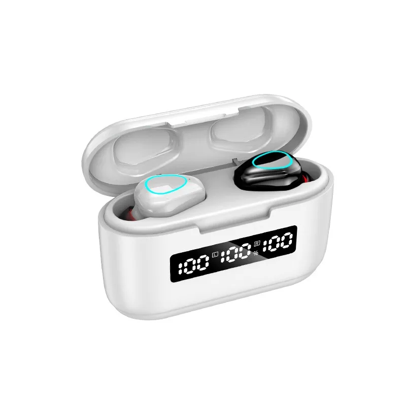 

Bluetooth 5.0 Earphones 2000mAh Charging Box Wireless headset 9D Stereo Sports Waterproof Earbuds Headsets Touch Control TWS