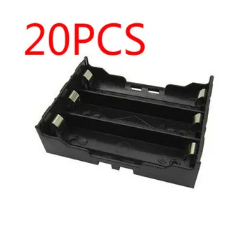 

HJXY 20PCS 18650 Battery Holder Case DIY Lithium Battery Box Battery Holder with Pin for 3 * 18650 (3.7-11.1V) Battery Case