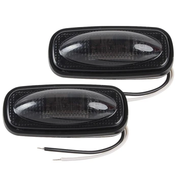 

2 Pcs 3 Led Smoked 3.4 Inch Pickup Truck Reverse Side Marker Lights Fender Tail Light Clearance Lamp