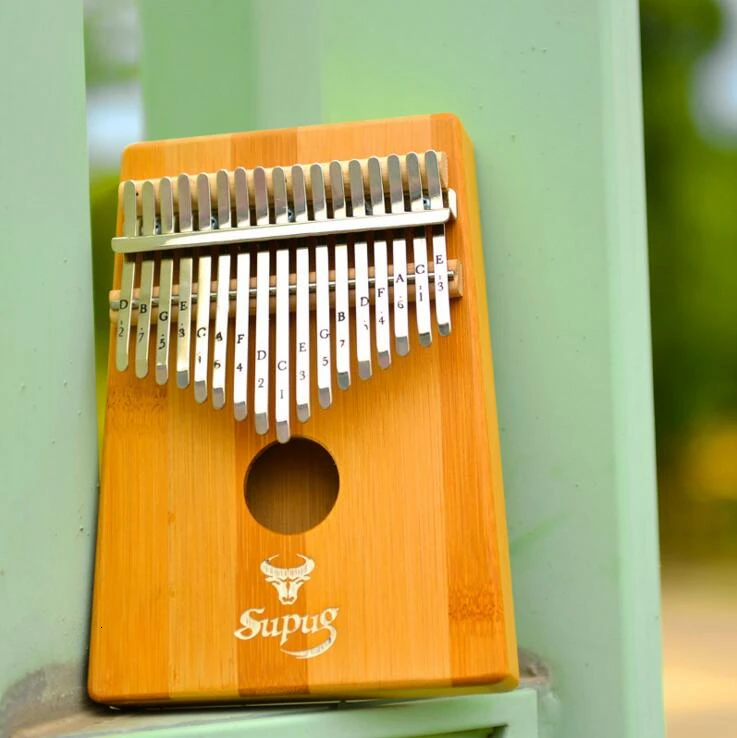 17 клавиатура калимба блошиное пианино finger tap музыка гроб C песня палец Mbira Likembe