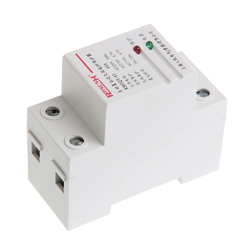 

Drop Shipping 220V Din Rail Automatic Recovery Reconnect Over Under Voltage Protector Relay