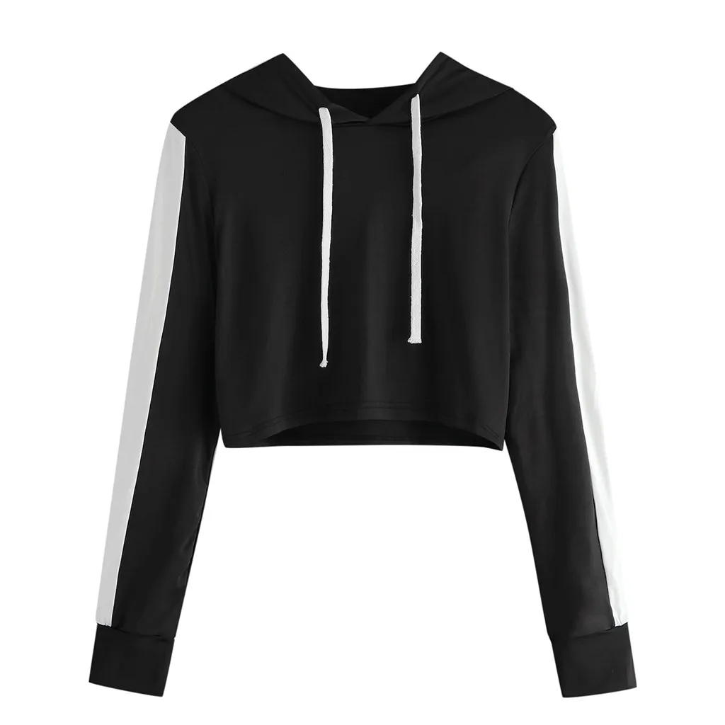 JAYCOSIN Fashion Women Casual Simple Round Neck Sweatshirt Long Sleeve Comfortable Soft Chic Hoodie Pullover Tops Blouse