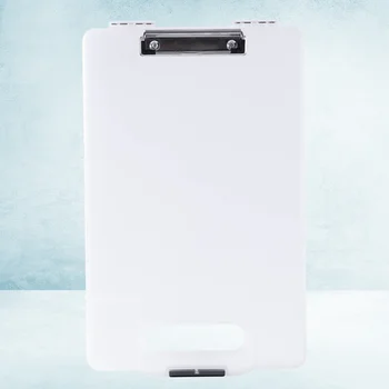 

1Pc Portable Clipboard Storage Box Multifunction File Folder Openable Paper Storage Organizer Case Clip Board Writing Pad File F