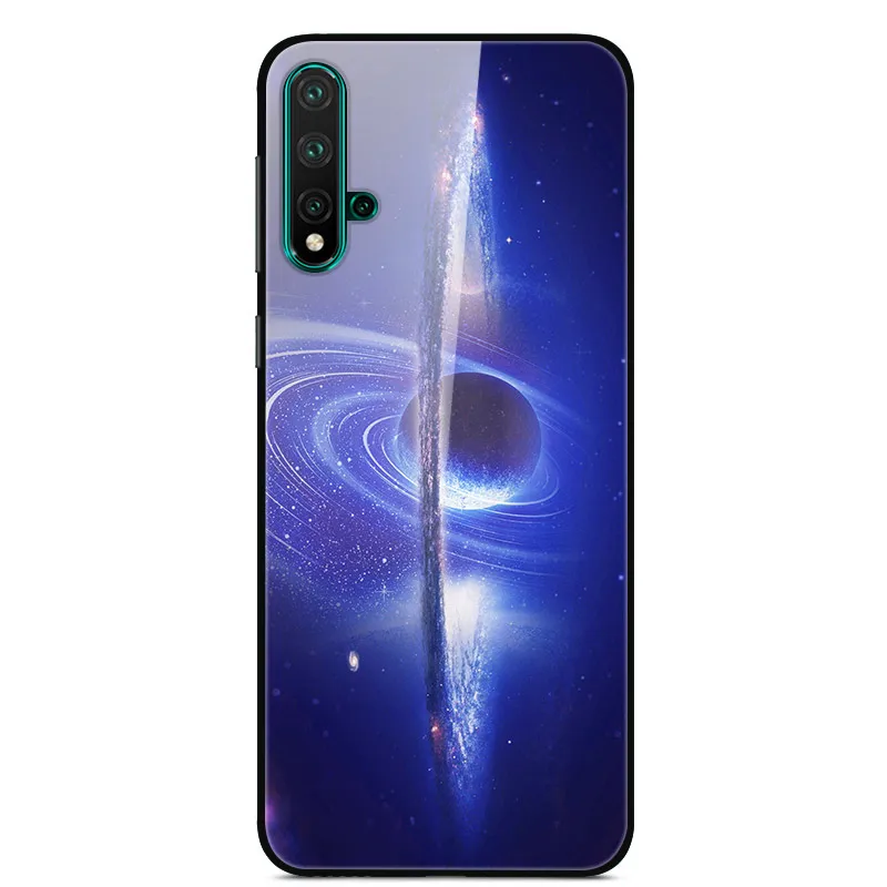 09 Для huawei Nova 5 Pro Чехол из закаленного стекла «Планета космос», чехол из стекла для huawei Nova 5 Coque Shell Nova5 Pro, чехлы - Цвет: 09