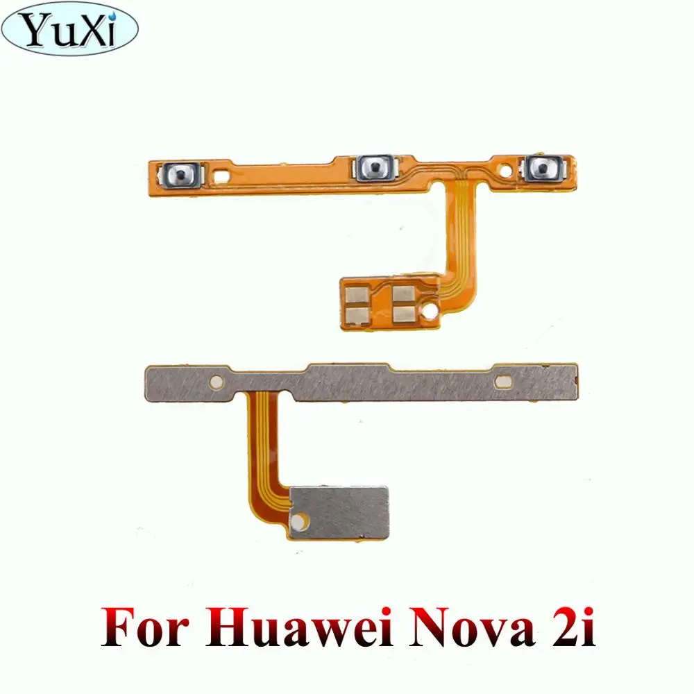 YuXi для huawei nova 2i 2S 2P 3 3E 3i 4 4e/nova Lite питание вкл/выкл и Объем гибкий кабель Поддержка - Цвет: Nova 2i