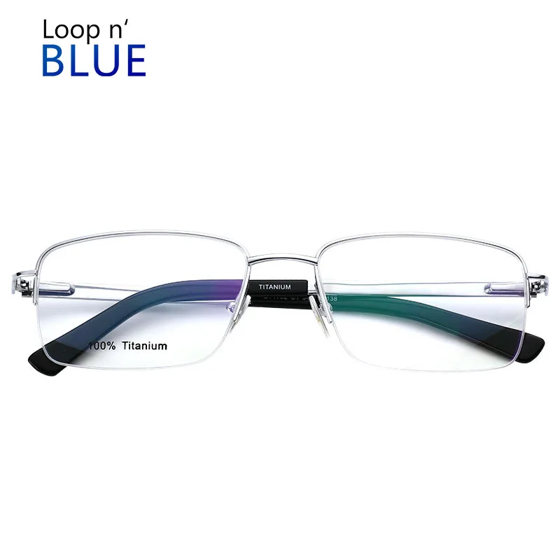 

Pure titanium glasses frame Men's prescription glasses Brand business optical frame High qulity titan Flex eyeglasses 8911