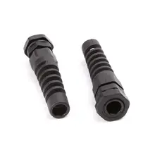 10 шт. водонепроницаемый M12 PG7 кабельные разъемы спираль натяжения протектор