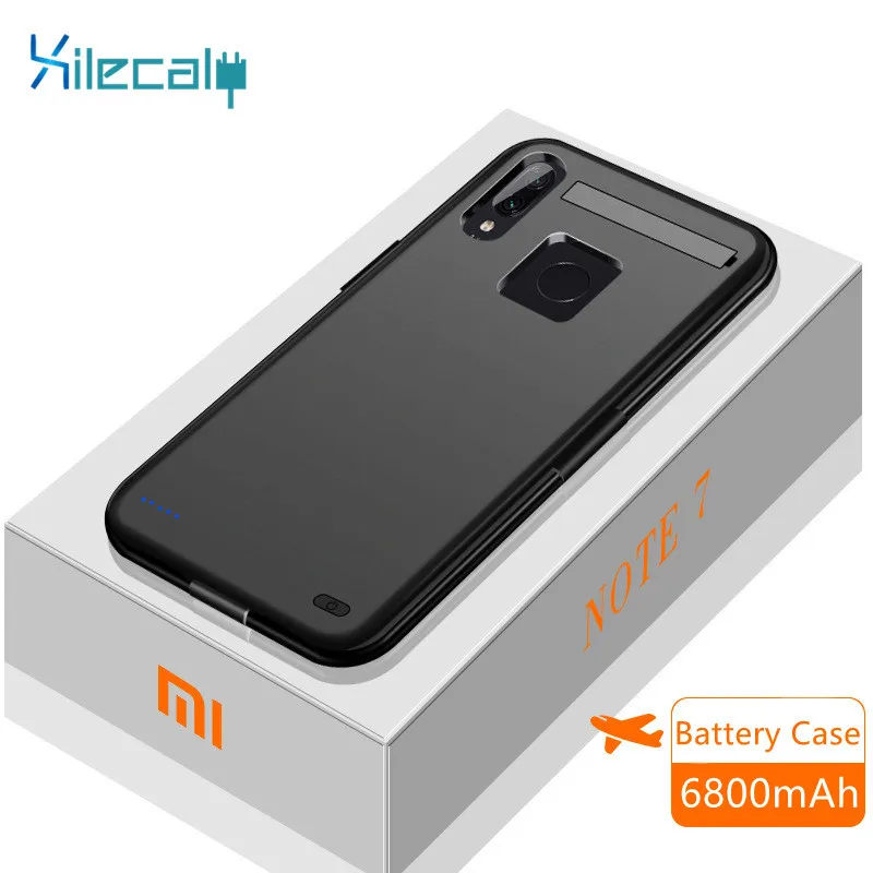 Чехол с внешним аккумулятором Xilecaly для Xiaomi Redmi Note 7 Pro 6800 мАч | Мобильные телефоны и