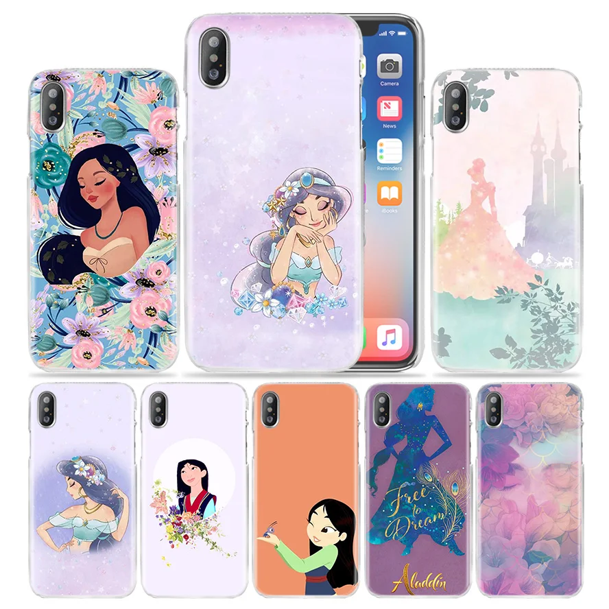 

Princess Alice Anime Case for iPhone XS Max XR X 10 7 8 6 6S + Plus 5S SE 5 4S 4 5C Hard Carcasa PC Flowers Phone Cover Coque