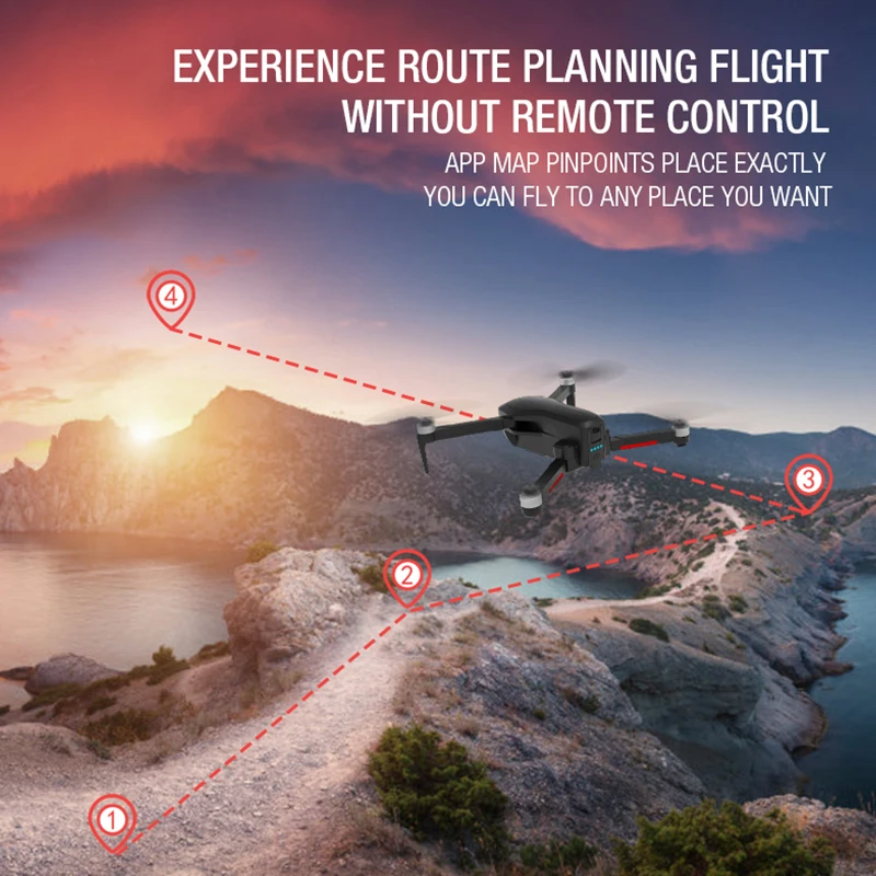 Dron 4K GPS Drone with 2-Axis Gimbal HD Camera Brushless Folding Quadcopter Follow Me RC Quadrocopt