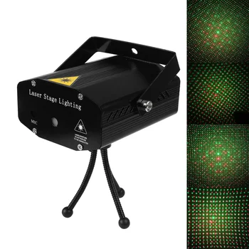 

LED Laser Lights Projector Stage Light Sound Activated Auto Flashing Led Stage Lights For Disco Party Show Stage Laser Light