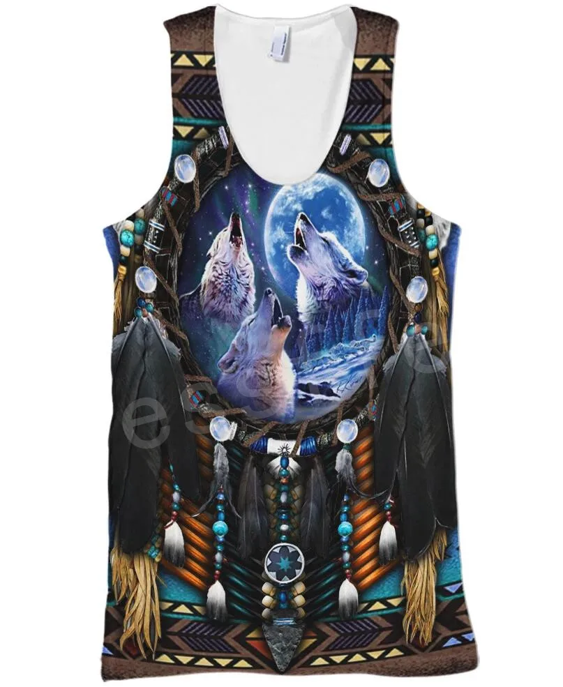 Tank top Tessffel индийский родной культуры Harajuku Повседневное красочные костюмы, бегом, забавные 3DfullPrint с жилетом в стиле унисекс/майка Для мужчин Для женщин s7 - Цвет: Tank top