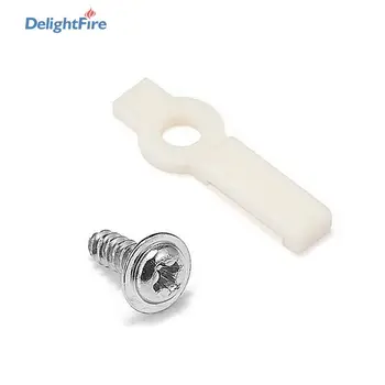 

200pcs LED Clip Buckle Connectors For Fixing 8mm 10mm 12mm Non-waterproof IP20 5050 5630 5730 RGB LED Strip Lighting With Screws