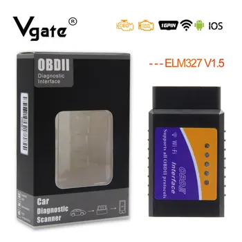 

ELM327 V1.5 WIFI OBD OBD2 Scanner Car Diagnostic Tool For Ios/Android/PC elm 327 Scan Tool automotriz v1.5 code reader