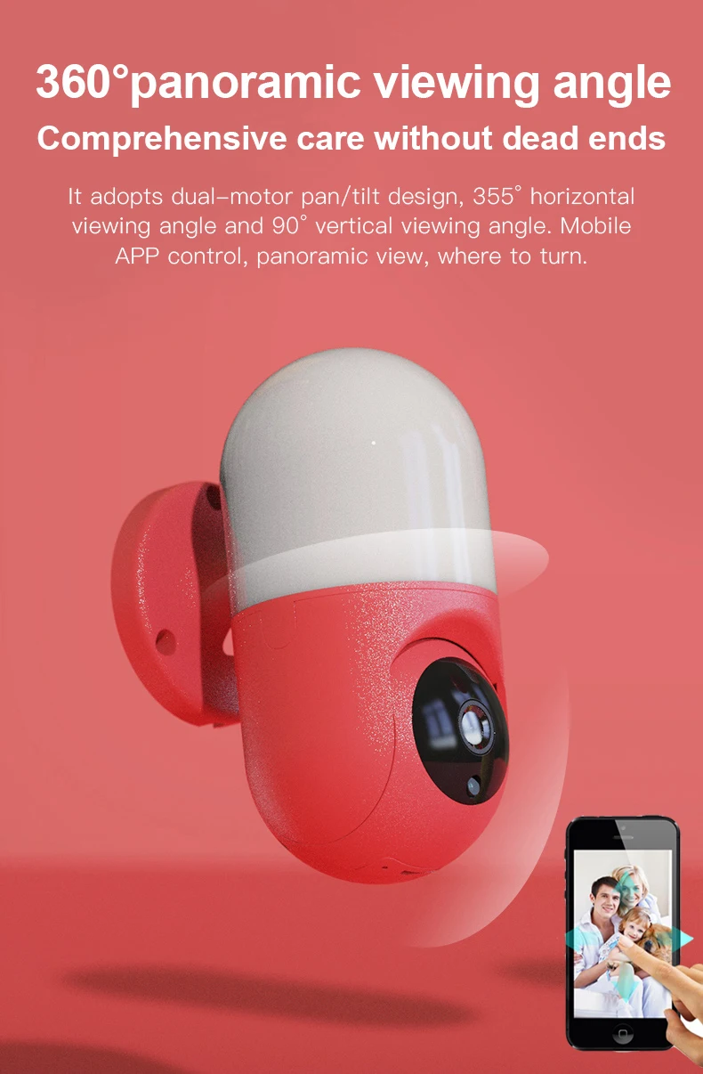 6 Wall light camera