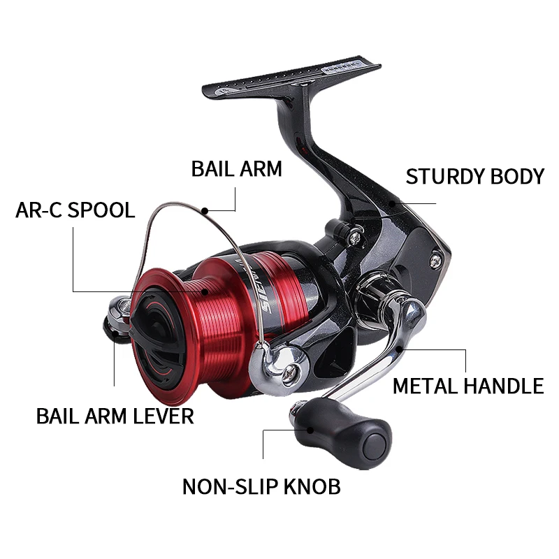 Рыболовная катушка SHIMANO SIENNA NEW2019 для спиннинга 500/1000/2000/2500/2500HG/C3000/4000 макс. нагрузка