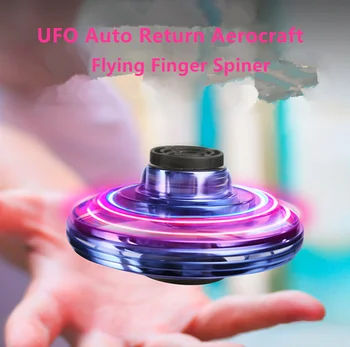 

Mini R/C Drone UFO Flynova Auto Flying Finger Spinner Smark Return Aerocraft 15mins Endurance USB Charging Kids Toys Gyro