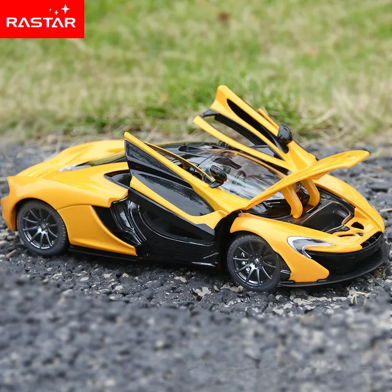 RASTAR 1:24 McLaren P1 alloy car model Diecasts & Toy Vehicles Collect gifts Non-remote control type transport toy