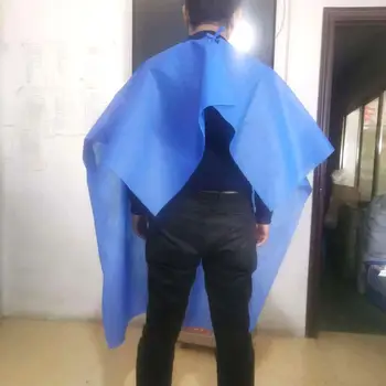 

100 Pcs Disposable Hairdressing Capes PE Waterproof Apron Cutting Perm Dye Hair Cape Barber Transparent Hairdressing Cloth