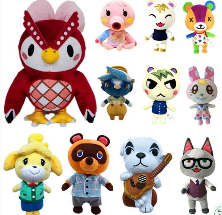 Muñeco de peluche de Animal Crossing para niños, bonito llavero, nuevo  juego, regalo de cumpleaños, 2020|Peluches y muñecos de peluche| -  AliExpress