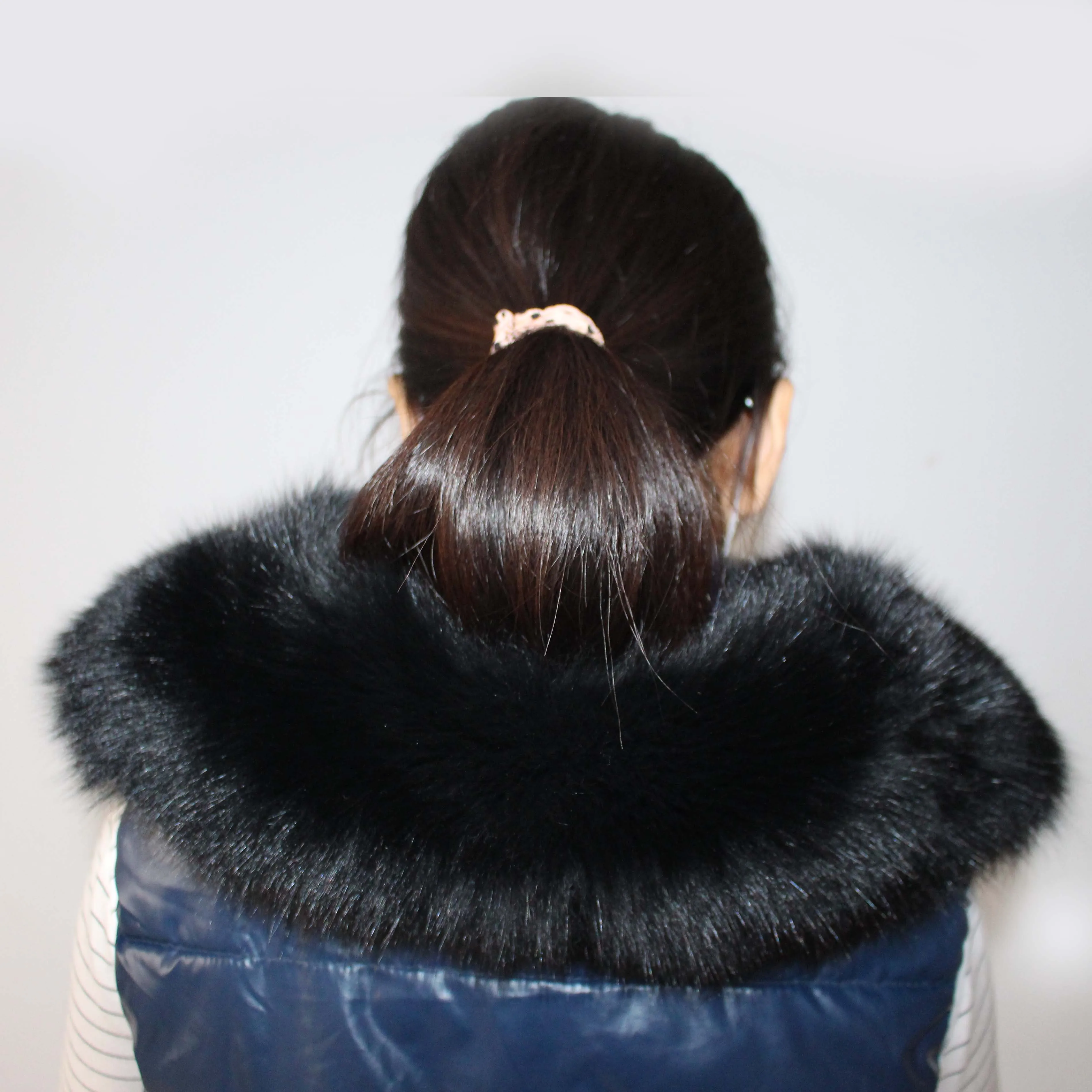 Воротник Linhaoshengyue из лисьего меха длиной 80 см.|fur collar|fox fur collarfur fox collars |