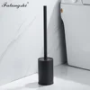 Stainless Steel Toilet Brush Holder Black Color Clean Tool Durable Vertical Toilet Brush Bathroom Cleaning WB8702 ► Photo 2/6