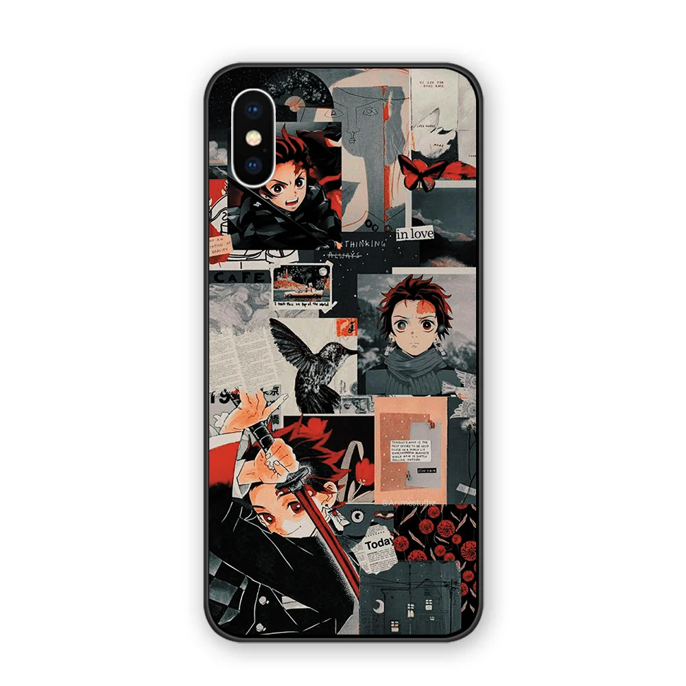 Kamado Nezuko Kimetsu no Yaiba Demon Slayer чехол для телефона чехол для iPhone 5 5S SE 6 6S 7 8 X XS XR 11 Pro Max силиконовый чехол из ТПУ
