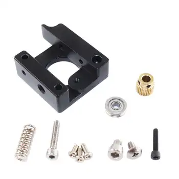 

3D Printer Parts Mk8 Extruder Black Edition Aluminum Block Diy Kit Makerbot Single Nozzle Extrusion Head Mk8 Extruder Block