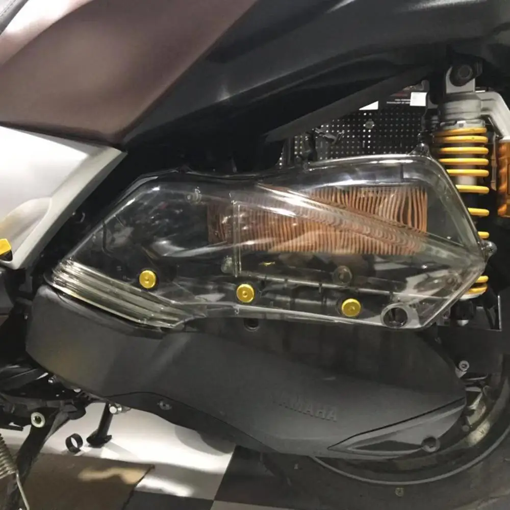 Для Yamaha X-MAX 250 300 воздушный фильтр для скутера чехол прозрачный синий забора воздуха мини-пылесос защиты XMAX300