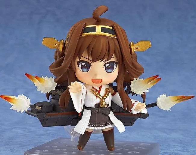 10 см аниме фигурка Kancolle Shimakaze Nendoroid KONGO Kantai 405# Ver ПВХ украшения Коллекционная мультяшная Модель Детская кукла