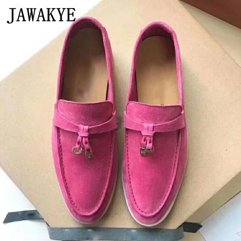 JAWAKYE-Multicolor-Real-Leather-Suede-Comfortable-flat-Shoes-for-Women-Round-Toe-metal-lock-Decoration-Causal (1)